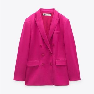 Zara pink blazer
